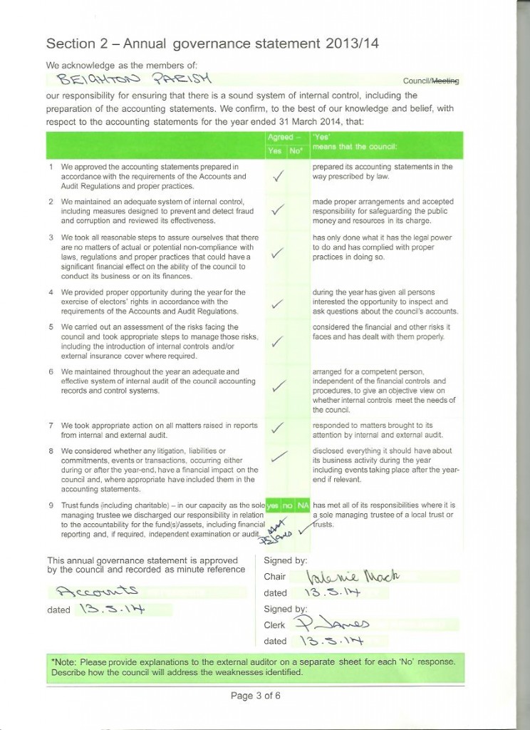 Governance Statement
